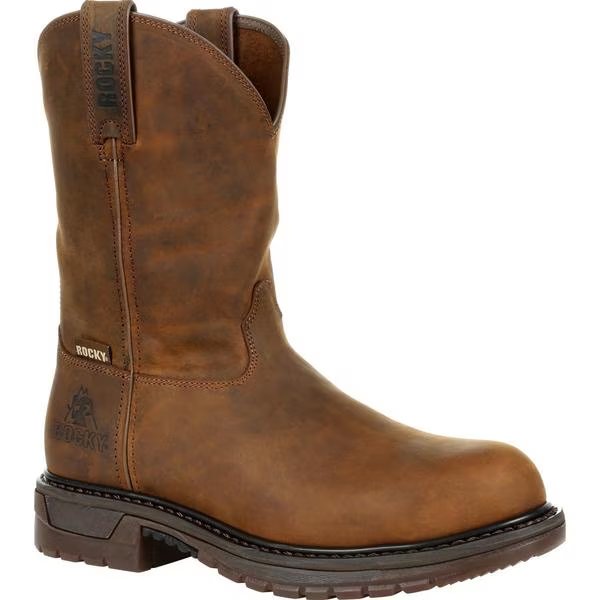 Original Ride Steel Toe Western Boot, 10W, Rocky, Mfr#: RKW0306